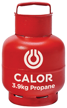 3point9kg propane gas bottle