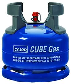 Cube gas bottle
