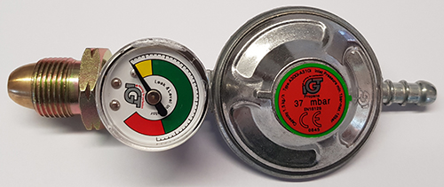 37mb propane regulator with gauge